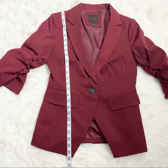 THE LIMITED Burgundy Blazer - Picture 3 of 6